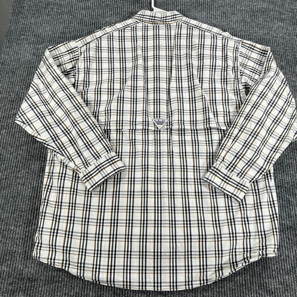 Missouri Tigers Mizzou Columbia Shirt Mens Large White Plaid Button Down - Picture 14 of 16